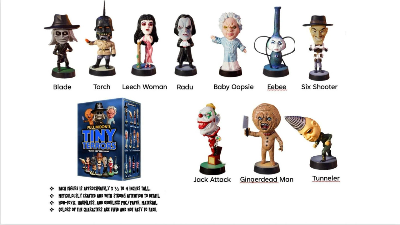 Full Moon Tiny Terrors Blind Box Series One Full Set - Horror Collectibles