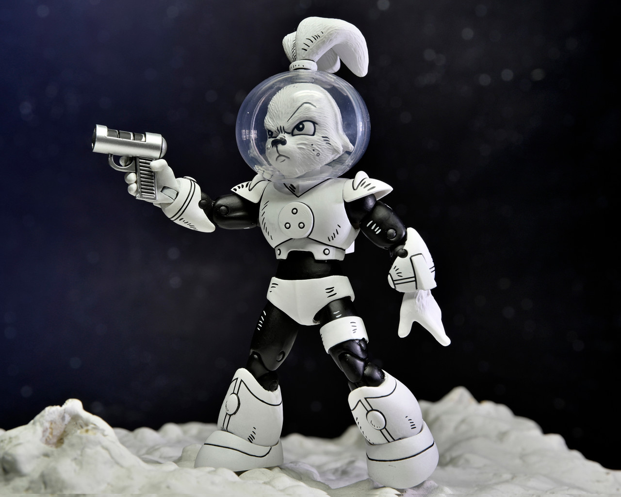 NECA Usagi Yojimbo Space Adventure Usagi Yojimbo Black & White 7