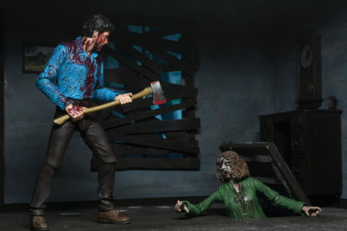 NECA Evil Dead Ultimate Bloody Ash and Cheryl Williams 7-Inch