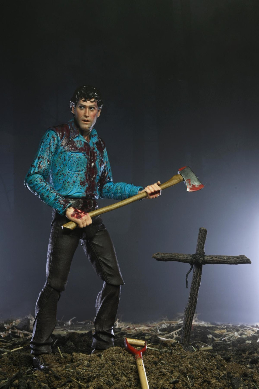 NECA Evil Dead Ultimate Bloody Ash and Cheryl Williams 7-Inch