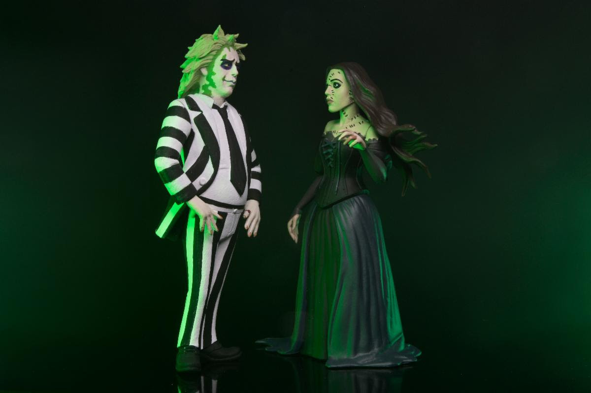 NECA Beetlejuice 2 Beetlejuice and Delores Toony Terrors 6-Inch
