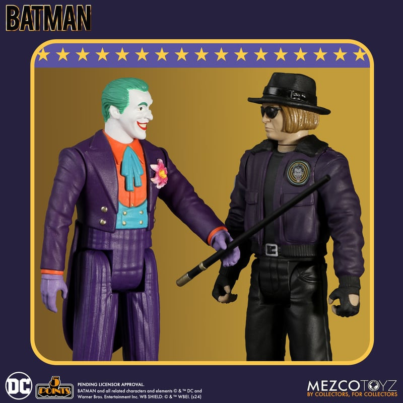 Mezco Toyz Batman 1989 5 Points Action Figure Set of 3: Batman