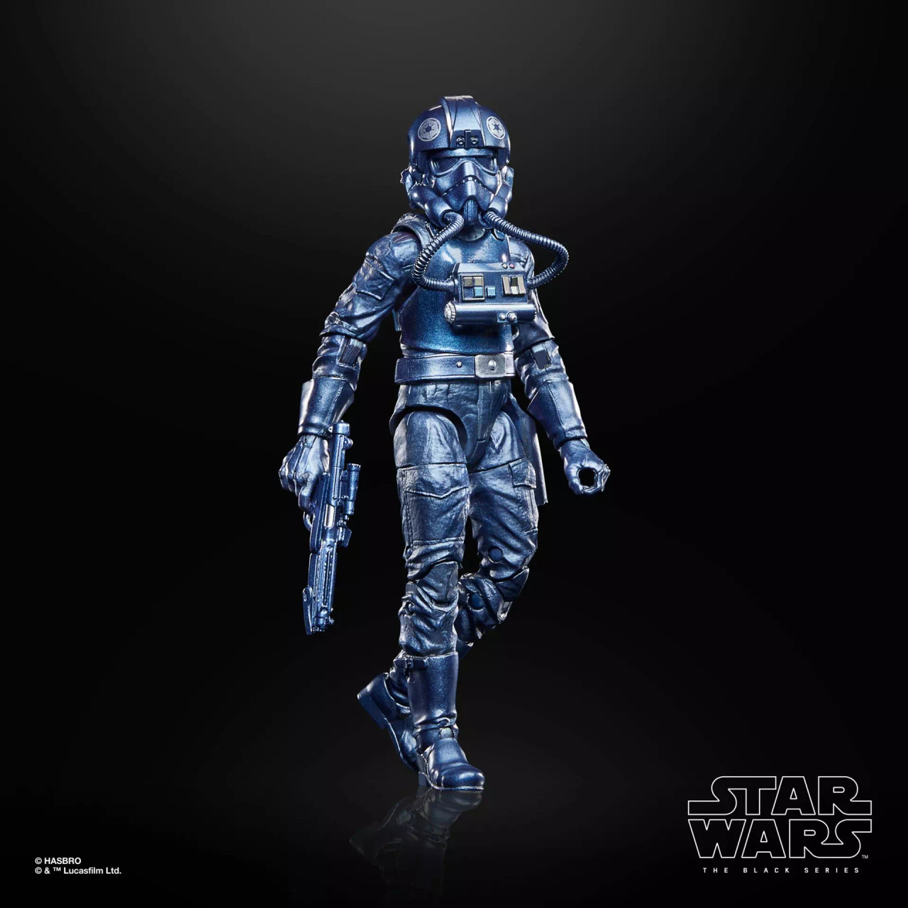 Star Wars The Black Series Carbonized – Action Figure Scout Trooper 15 Cm (The Mandalorian) Con Blaster