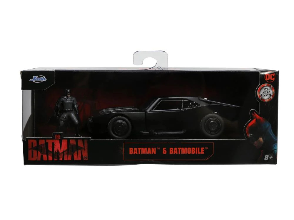 The Batman Metals Die-Cast 1:32 Scale Batmobile with Batman Figure