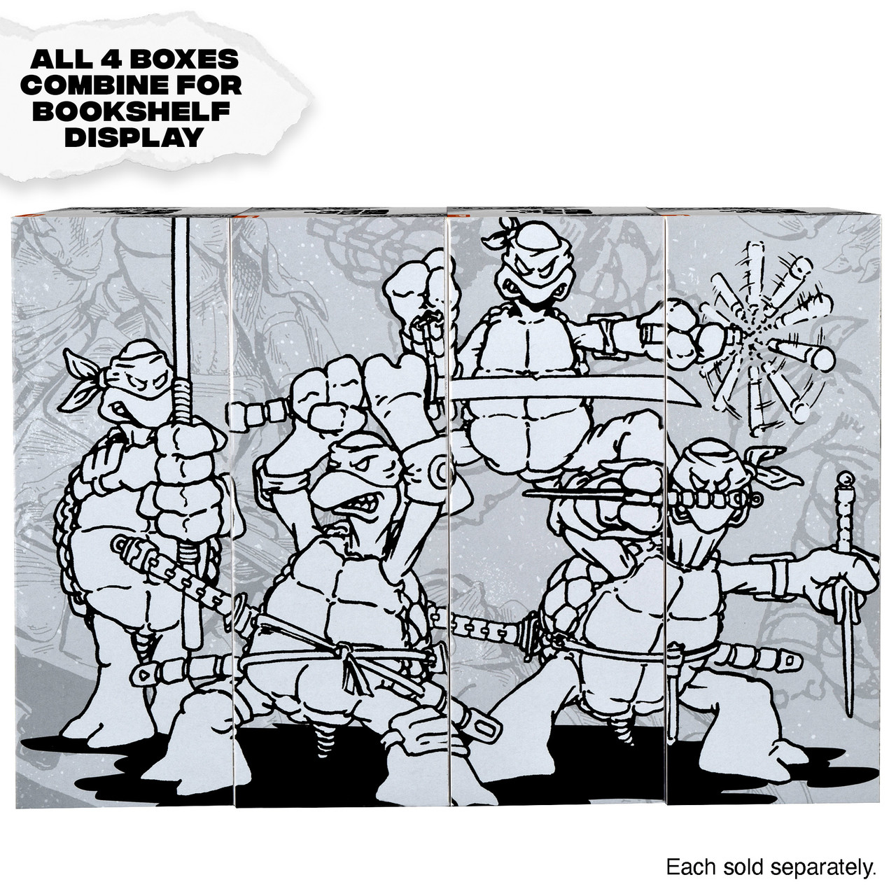 Teenage Mutant Ninja Turtles 40th Anniversary: Black & White