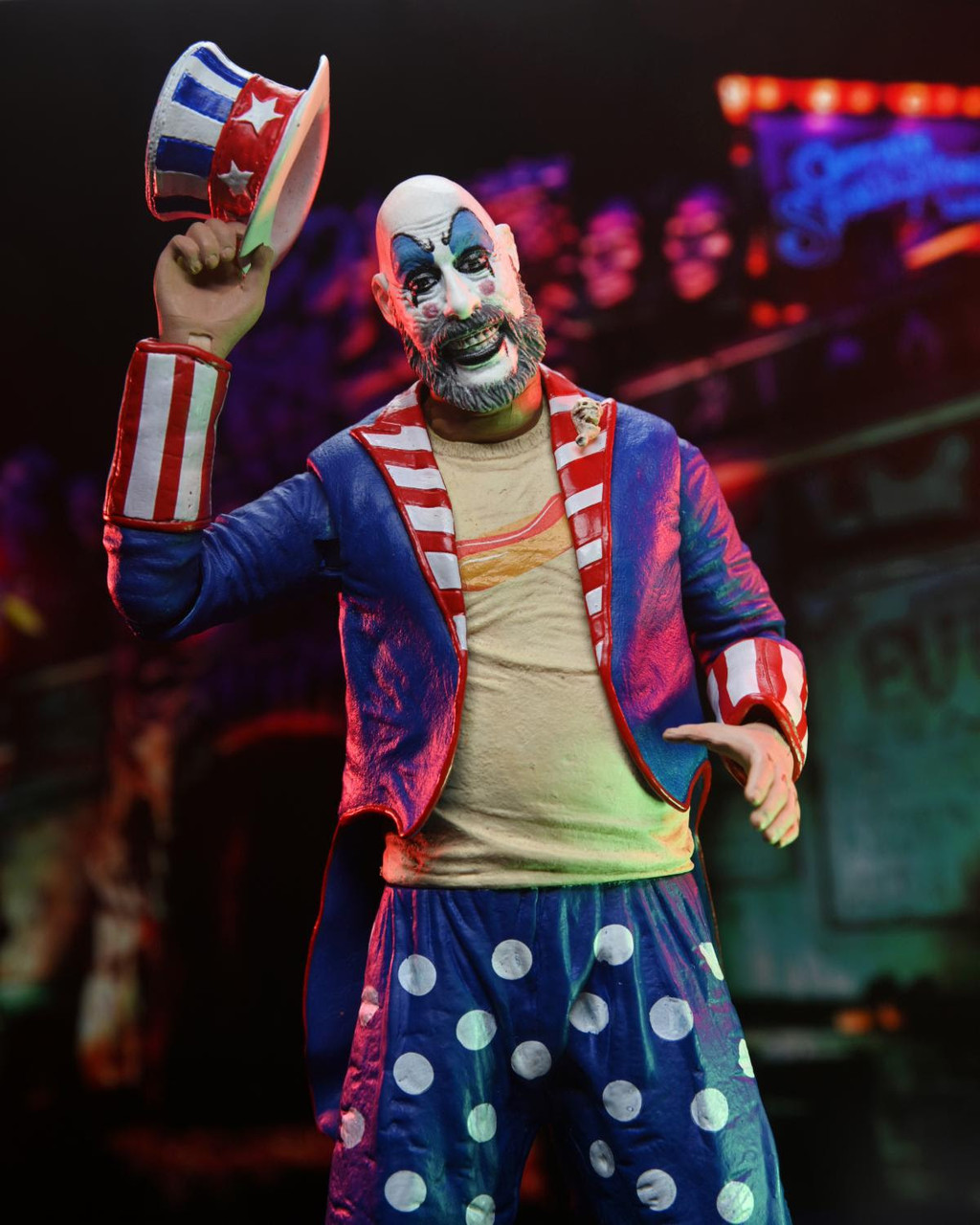 ネカ NECA マーダー・ライド・ショー キャプテン・スポールディング 8インチ Amazon.com: NECA - House of 1000 Corpses - 20th Anniv. Capt