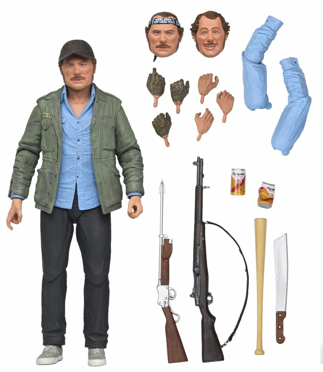 NECA Jaws Ultimate Sam Quint 50th Anniversary 7-Inch Scale