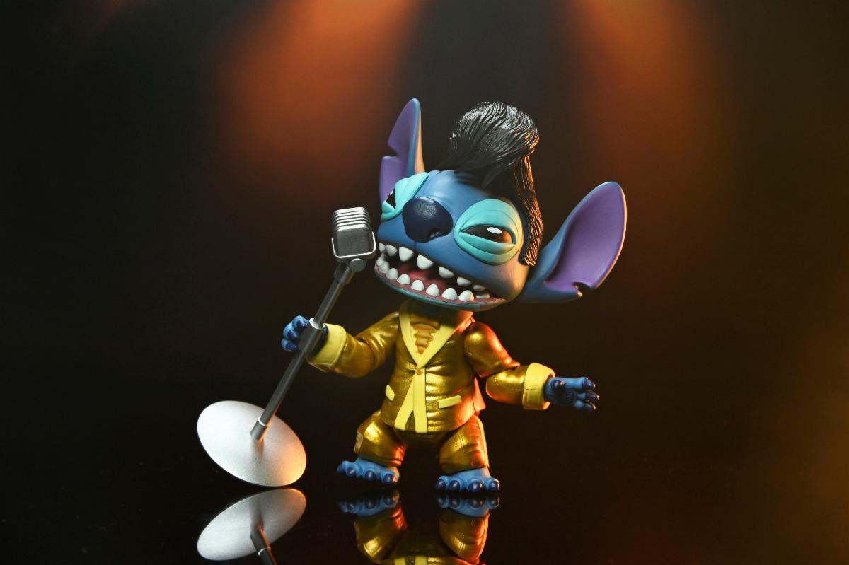 NECA Lilo & Stitch Ultimate Gold Suit Elvis Stitch 7-Inch Scale