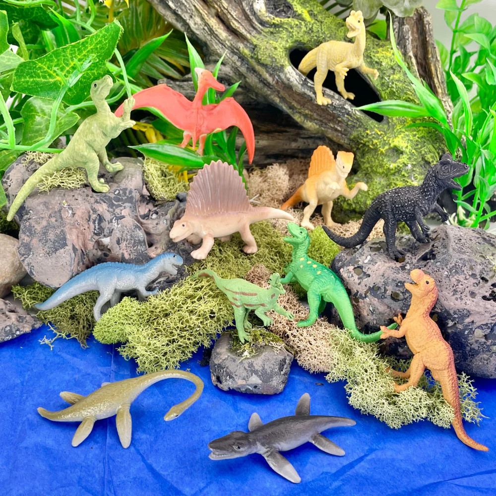Carnivorous Dinos TOOB® – Mini Predator Dinosaur Set for Play