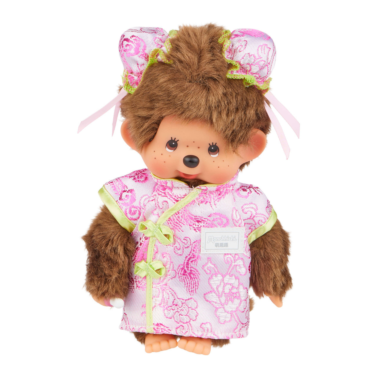 Monchhichi Girl In Traditional Chinese Dress Plush Elegant