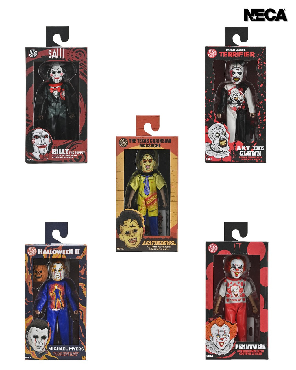 NECA Ben Cooper Wave 9, Costume Kids action figures, vintage
