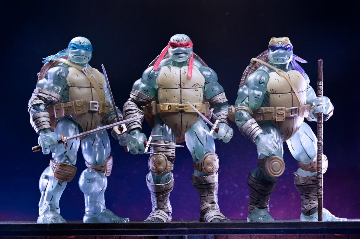 NECA TMNT The Last Ronin Ghost Brothers 3-Pack 7-Inch Figure Set