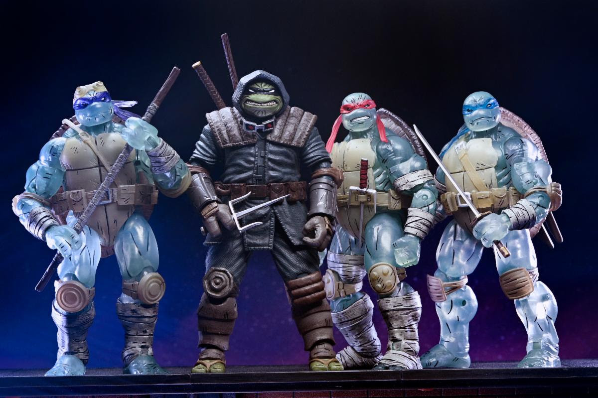 NECA TMNT The Last Ronin Ghost Brothers 3-Pack 7-Inch Figure Set