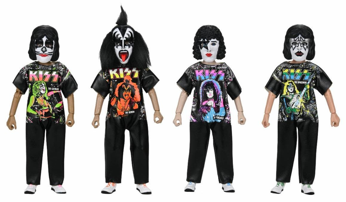 NECA Ben Cooper Costume Kids Collection KISS Set of 4 Clothed