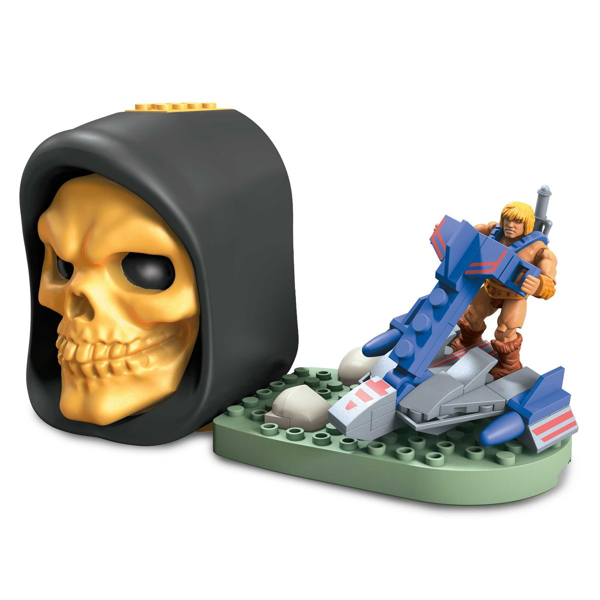 Boneco Mega Construx Masters Of The Universe He-man E Jet Sled - 5,5 Cm - Foto 4