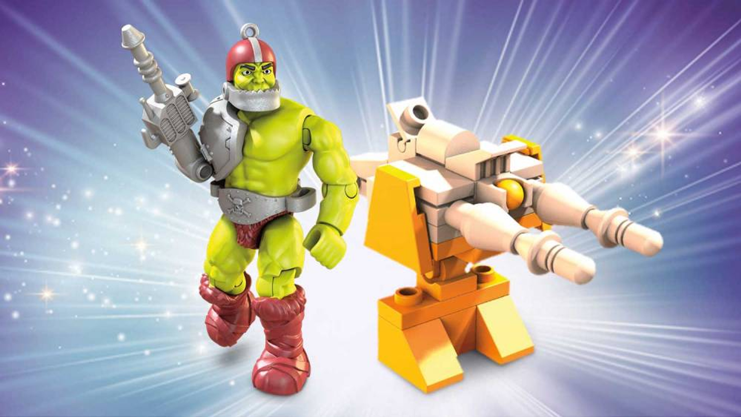 mega construx trap jaw laser cannon
