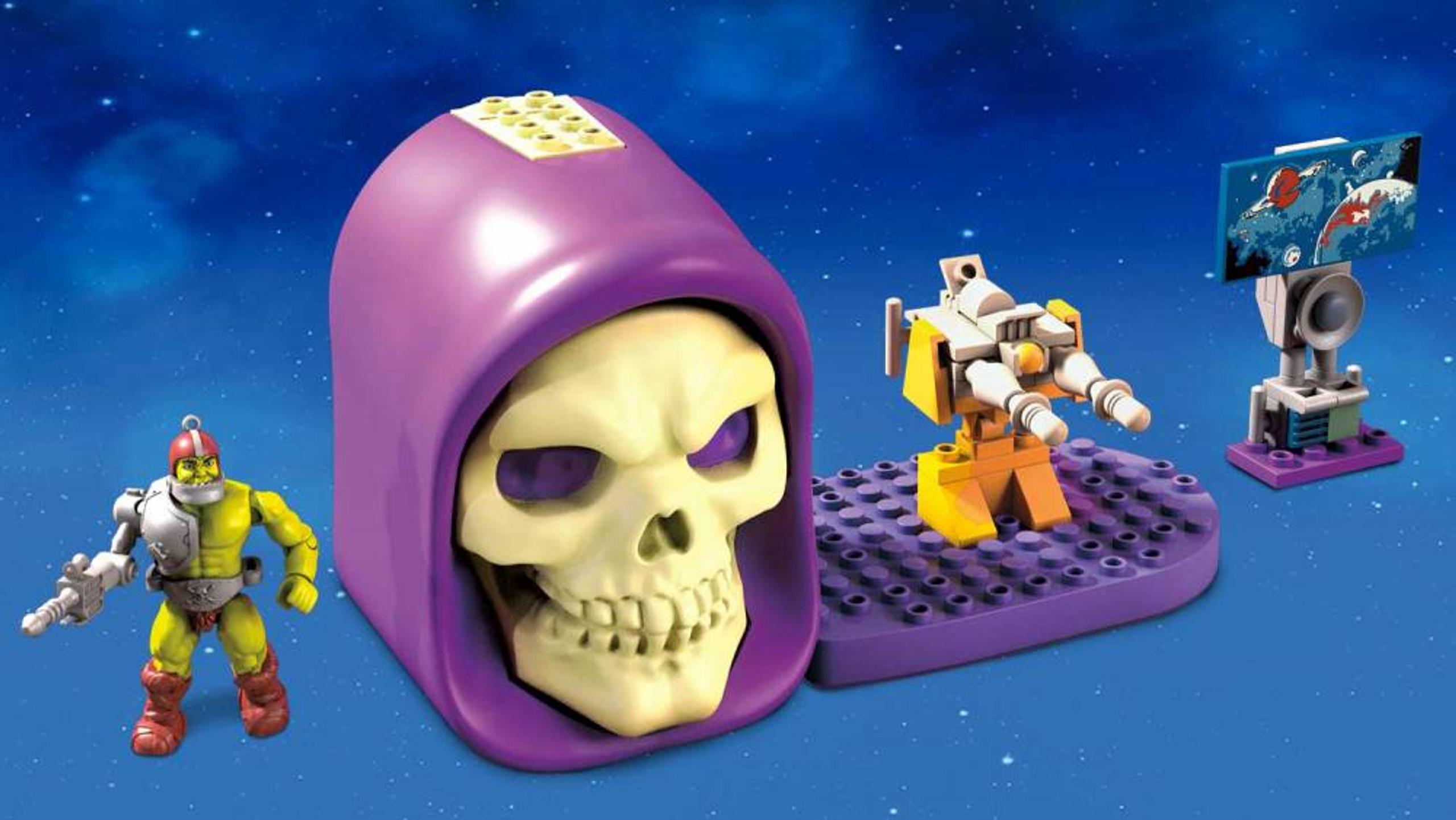 mega construx trap jaw laser cannon