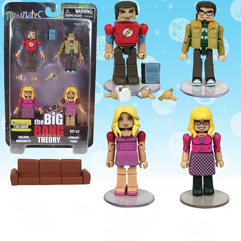 The Big Bang Theory Minimates Set 2 - Entertainment Earth Exclusive