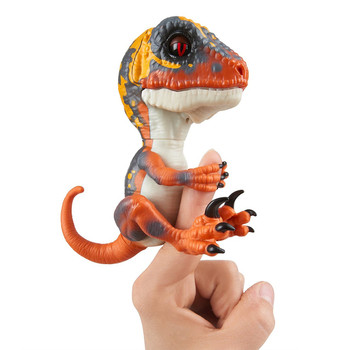 Fingerlings Untamed Dinosaur Blaze the Velociraptor Figure (Orange) Fingerlings Untamed Dinosaur Blaze the Velociraptor Figure (Orange)
