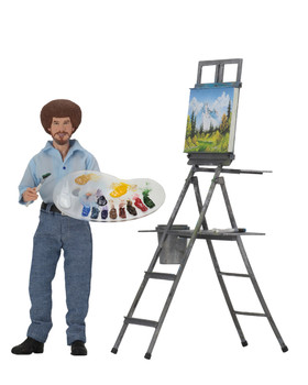 Bob Ross 8-Inch Scale Clothed Action Figure