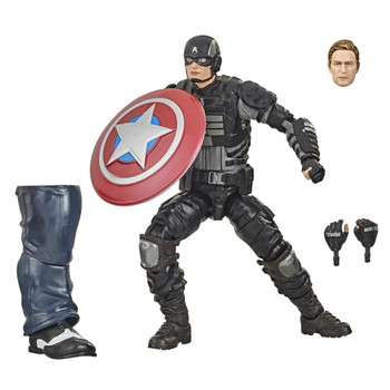 Hasbro Marvel Legends Series Gamerverse 6-inch Collectible Stealth Captain America Action Figure