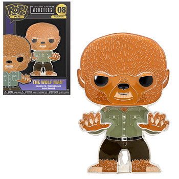 Funko Universal Monsters The Wolfman Large Enamel Pop! Pin Funko Universal Monsters The Wolfman Large Enamel Pop! Pin
