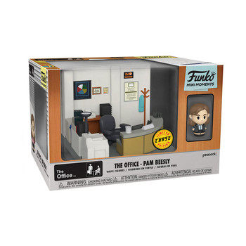 Funko The Office Pam Mini Moments Mini-Figure CHASE Diorama Playset
