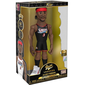 Funko NBA Legends 76ers Allen Iverson 12-Inch CHASE Vinyl Gold Figure