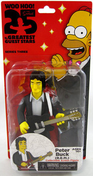 NECA Simpsons 25th Anniversary 5-Inch Series 3 - Peter Buck (R.E.M.) Action Figure NECA Simpsons 25th Anniversary 5-Inch Series 3 - Peter Buck (R.E.M.) Action Figure