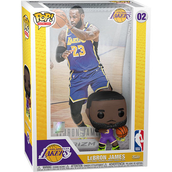 Funko NBA LeBron James Pop! Trading Card Figure with Case Funko NBA LeBron James Pop! Trading Card Figure with Case