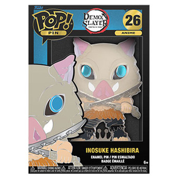 Funko Demon Slayer Inosuke Hashibira Large Enamel Pop! Pin Funko Demon Slayer Inosuke Hashibira Large Enamel Pop! Pin