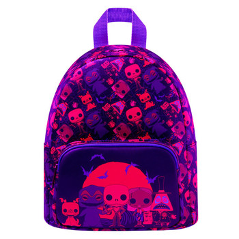 Funko Loungefly The Nightmare Before Christmas Black Light Print Mini-Backpack