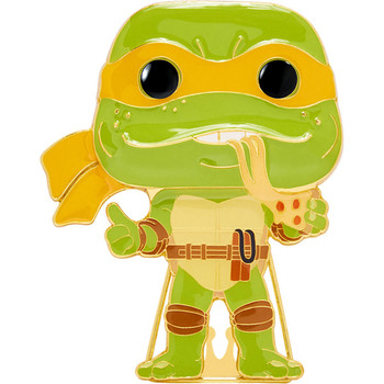 Funko Teenage Mutant Ninja Turtles Michelangelo Large Enamel Pop! Pin Funko Teenage Mutant Ninja Turtles Michelangelo Large Enamel Pop! Pin