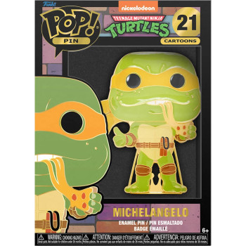 Funko Teenage Mutant Ninja Turtles Michelangelo Large Enamel Pop! Pin