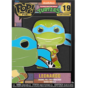 Funko Teenage Mutant Ninja Turtles Leonardo Large Enamel Pop! Pin Funko Teenage Mutant Ninja Turtles Leonardo Large Enamel Pop! Pin