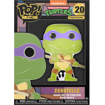 Funko Teenage Mutant Ninja Turtles Donatello Large Enamel Pop! Pin Funko Teenage Mutant Ninja Turtles Donatello Large Enamel Pop! Pin