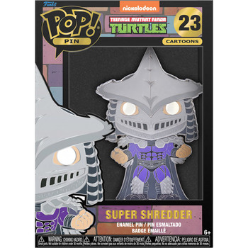 Funko Teenage Mutant Ninja Turtles Super Shredder Large Enamel Pop! Pin Funko Teenage Mutant Ninja Turtles Super Shredder Large Enamel Pop! Pin