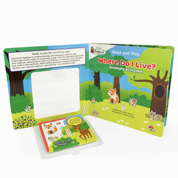 Colorforms Where Do I Live? Deluxe Board Book Colorforms Where Do I Live? Deluxe Board Book