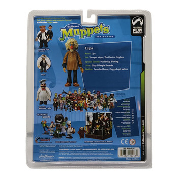 Palisades Muppets Series 9 Lips Action Figure (Brown Shirt) - Collectible Jazz Band Maestro