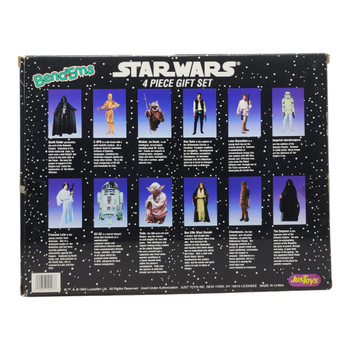 JusToyz Star Wars Bend-Ems 4 Piece Gift Set - Obi-Wan, Leia, Han