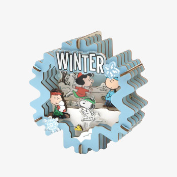 Puremind Peanuts Snoopy Winter Wonderland Wooden Puzzle