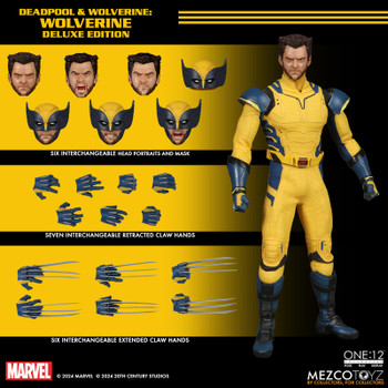 Mezco Deadpool & Wolverine Wolverine Deluxe Edition One:12 Collective Figure