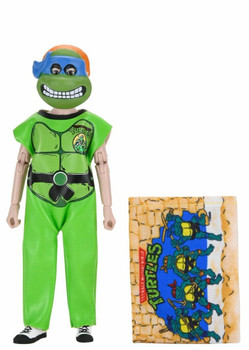 NECA Ben Cooper Costume Kids Collection Teenage Mutant Ninja Turtles Leonardo Clothed Action Figure
