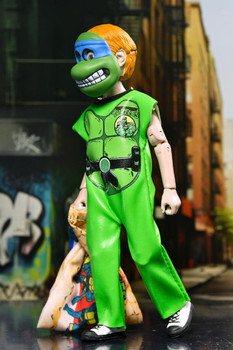 NECA Ben Cooper Costume Kids Collection Teenage Mutant Ninja Turtles Leonardo Clothed Action Figure
