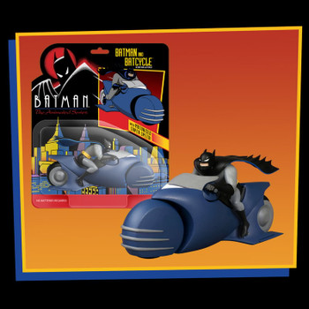 Mezco Toyz 5 Points Batman: The Animated Series Series 2 Batman & Batcycle Set