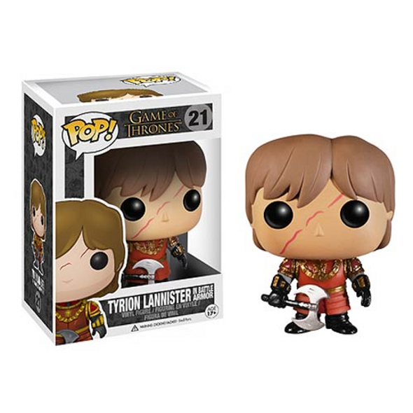 Game of Thrones Tyrion Lannister with Scar and Battle Armor Pop! Vinyl Figure