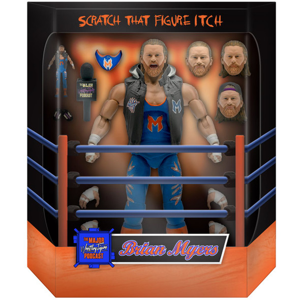 Super7 Major Wrestling Figure Podcast Ultimates Brian Myers 7-Inch Action Figure