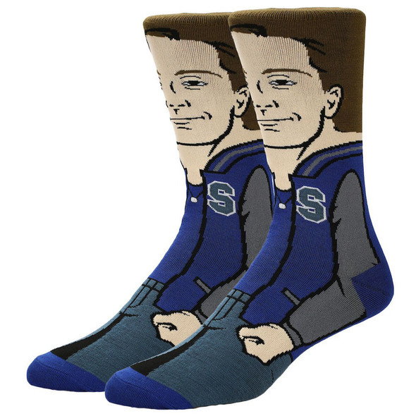 The Breakfast Club Andrew 360 Character Mens Crew Socks