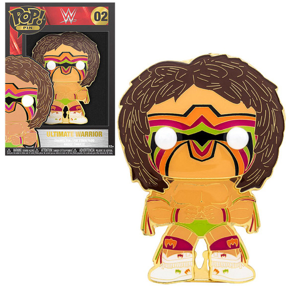 Funko WWE The Ultimate Warrior Large Enamel Pop! Pin