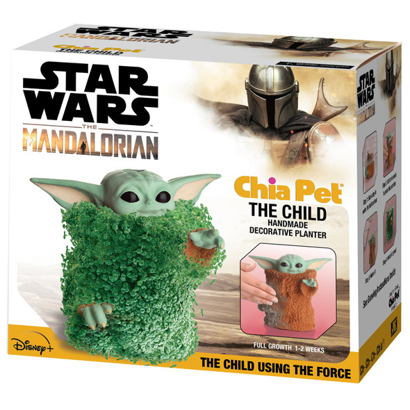 NECA Star Wars The Mandalorian Child Using the Force Chia Pet